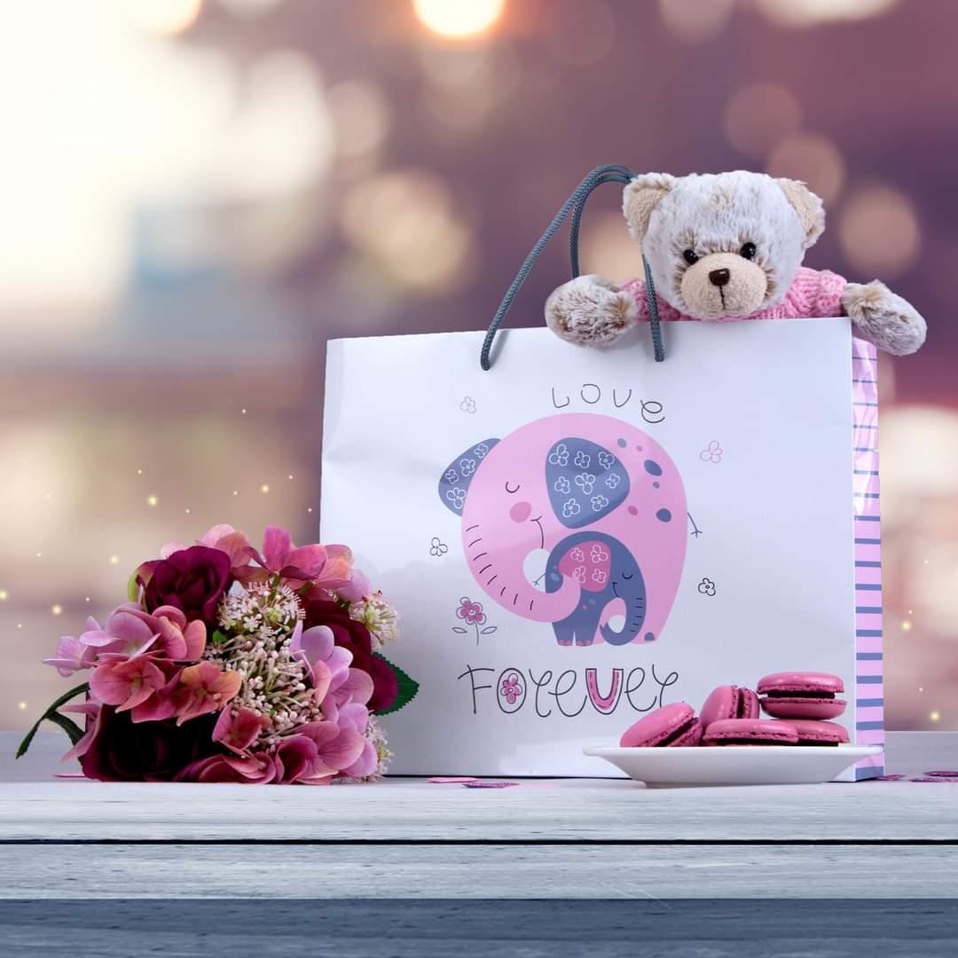 Пакет з малюнком ПР008-о2 315*250*80 мм "Love forever"