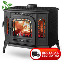 Чугунная печь Kaw-Met P7 (10,5 KW) EKO PB, LB со вторичным дожигом