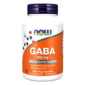 Now Foods GABA 500 mg (200 veg caps)