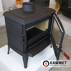 Чавунна піч KawMet S11 (8,5 KW) Premium PROMETEUS з вторинним допалюванням, фото 4
