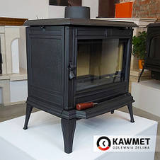 Чавунна піч KawMet S11 (8,5 KW) Premium PROMETEUS з вторинним допалюванням, фото 3