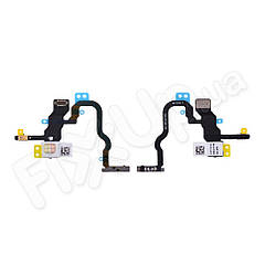 Шлейф для iPhone X з кнопкою включення, мікрофоном і спалахом