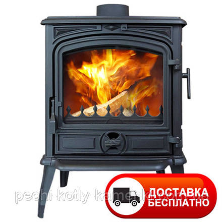 Чавунна піч KawMet S14 (6,5 KW) Premium SELENA + бічне завантаження, фото 1