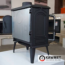 Чавунна піч KawMet S14 (6,5 KW) Premium SELENA + бічне завантаження, фото 4