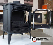 Чавунна піч KawMet S14 (6,5 KW) Premium SELENA + бічне завантаження, фото 5