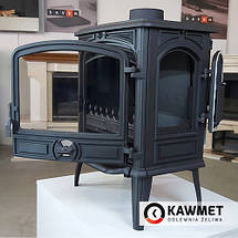 Чавунна піч KawMet S14 (6,5 KW) Premium SELENA + бічне завантаження, фото 6