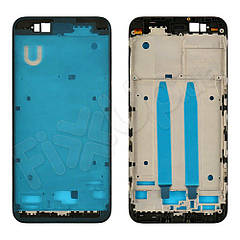 Рамка (середня частина) для дисплея Xiaomi Mi A1/Mi 5X, колір чорний