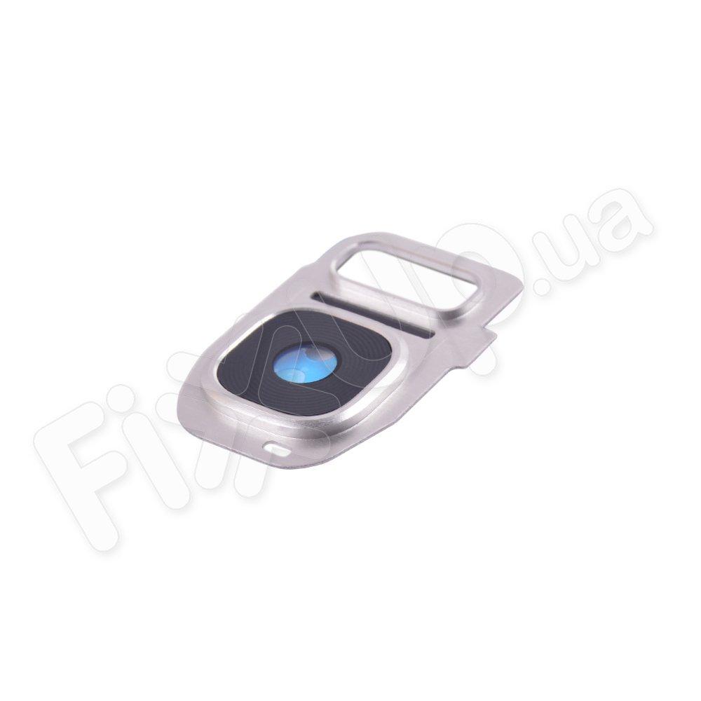 Скло камери для Samsung G930F, G930FD DS Galaxy S7 (2016), колір срібло