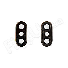 Скло камери для iPhone XS, iPhone XS Max, колір срібло