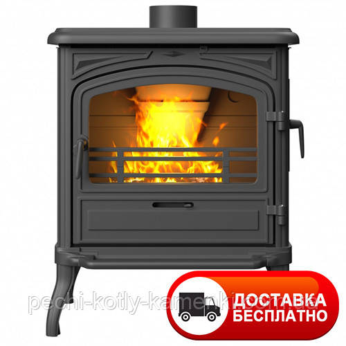 Чавунна піч KawMet S13 (10 KW) Premium EOS + бічне завантаження