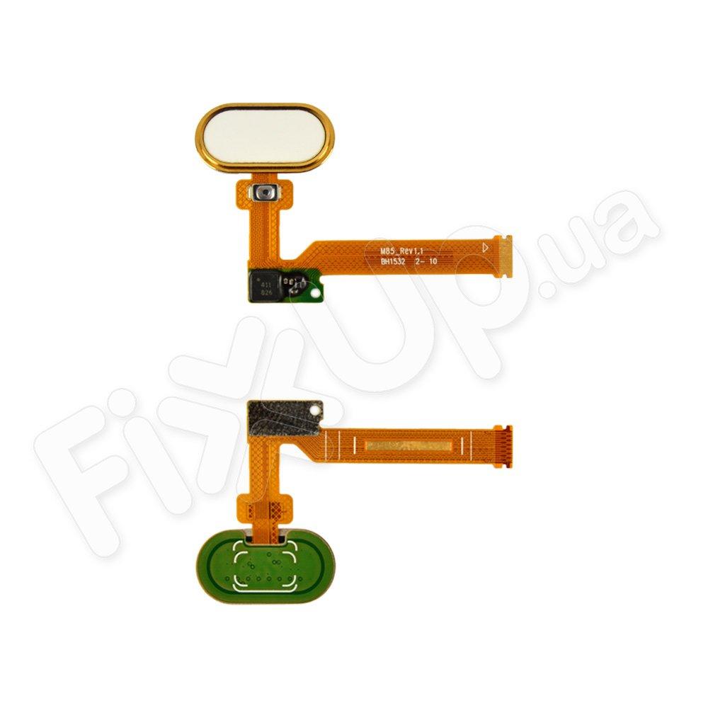 Шлейф для Meizu MX5 Pro 5 кнопки Home, колір золотий