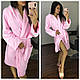 Довгий теплий махровий халат Туреччина з капюшоном, фото 9