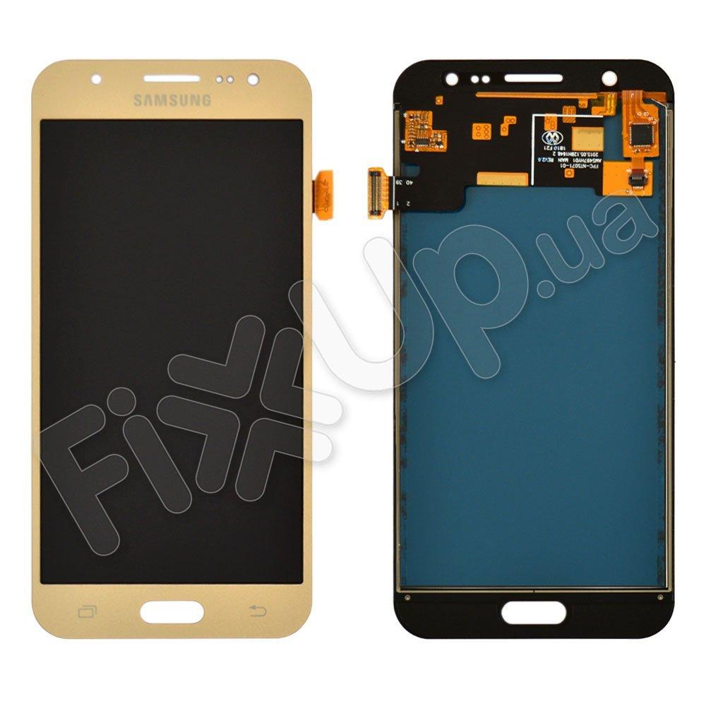 Дисплей для Samsung J500F, J500M DS Galaxy J5 (2015) з тачскрином у складі, колір золотий, IPS (TFT),