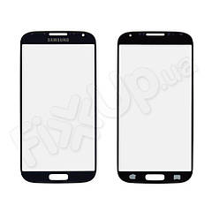 Скло корпусу для Samsung i9500, 9505, колір синій