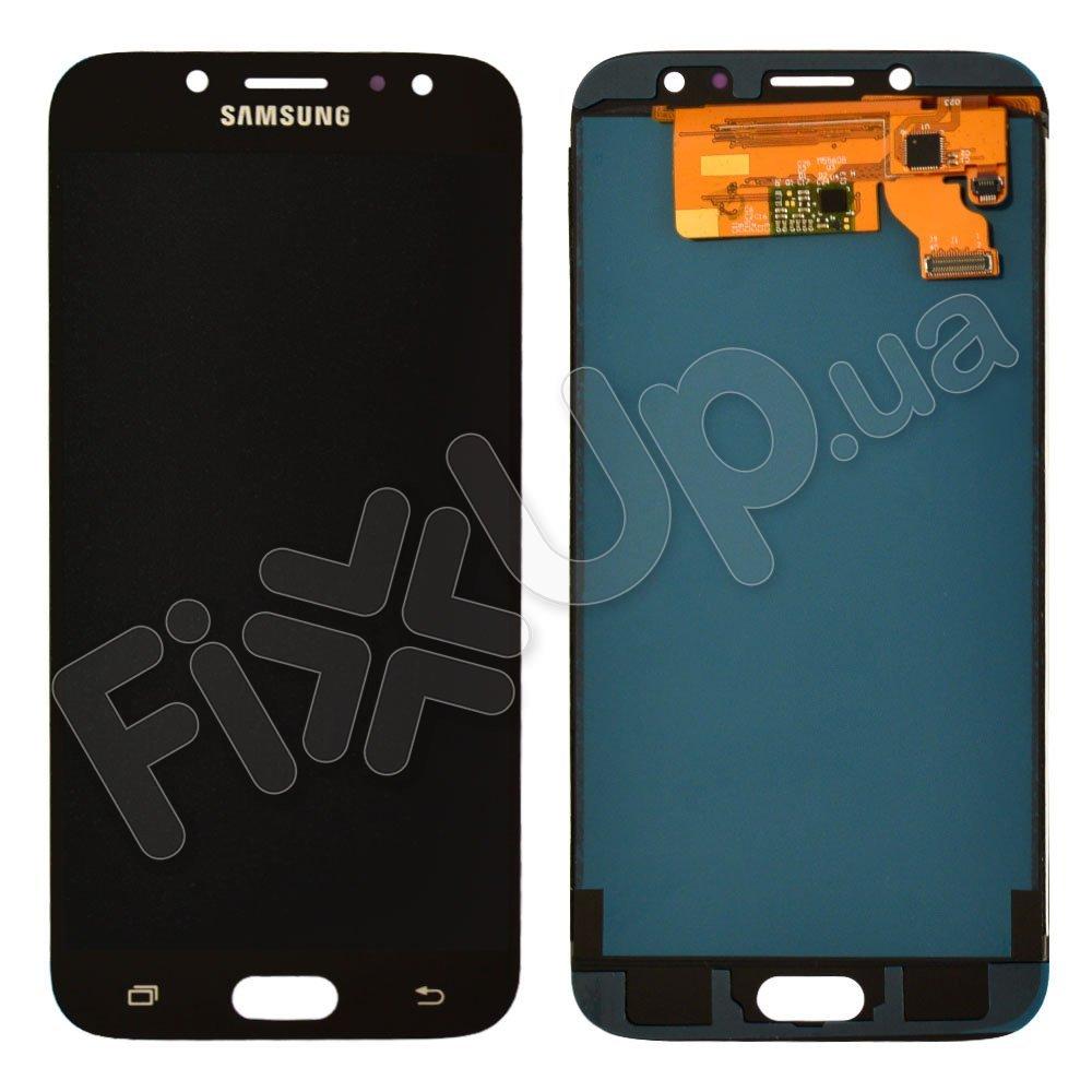 Дисплей для Samsung J730F, J730H, J730M/DS Galaxy J7 (2017), з тачскріном в зборі, колір чорний, TFT c