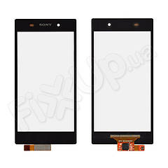 Тачскрін Sony Xperia Z1 C6902, C6903, C6906, C6943, колір чорний
