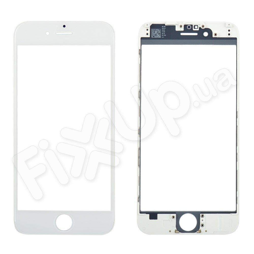Скло корпусу з рамкою та OCA для iPhone 6, колір білий