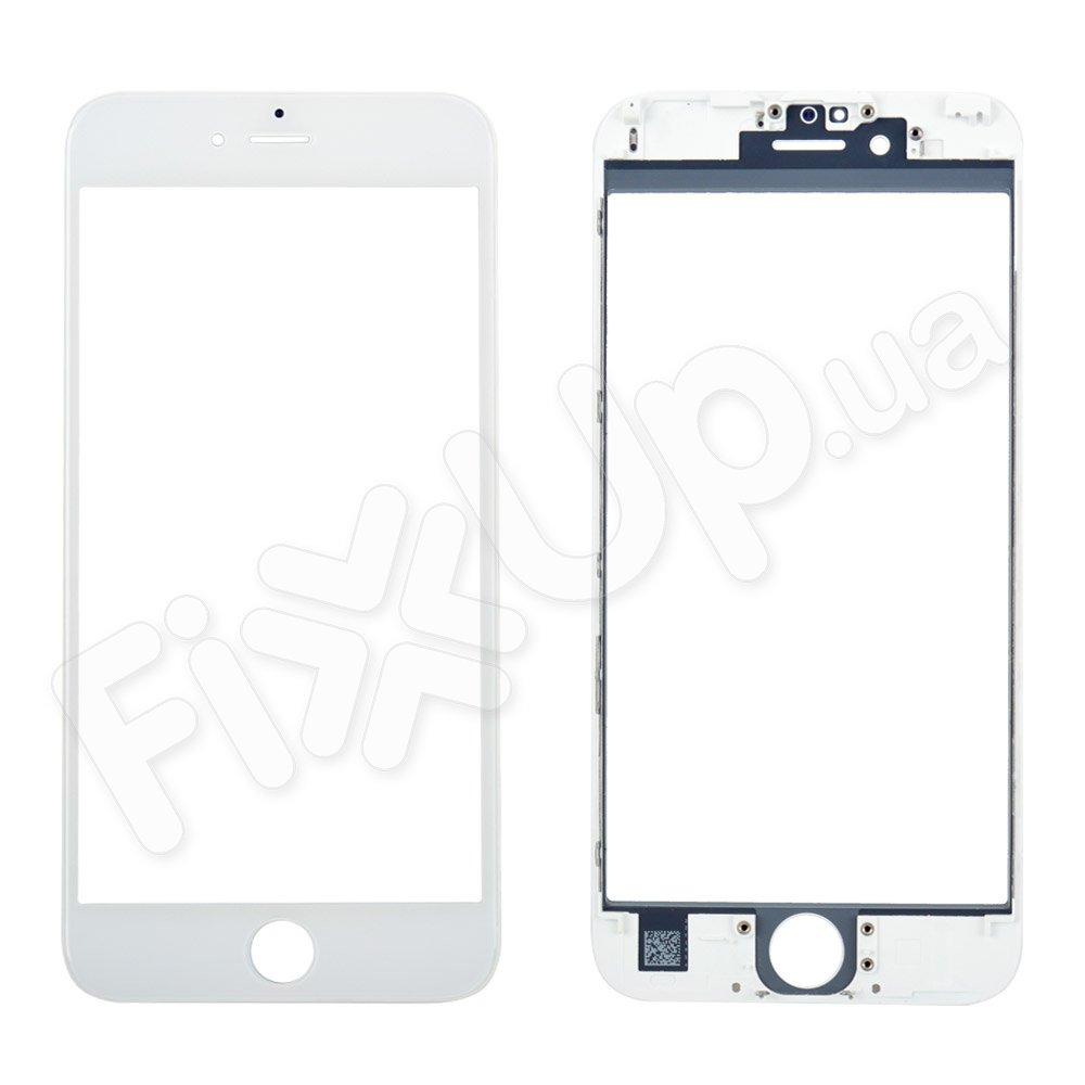Скло корпусу з рамкою та OCA для iPhone 6S, колір білий