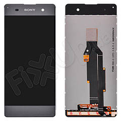 Дисплей Sony F3112, F3111, F3113, F3115, F3116 Xperia XA з тачскріном в зборі, колір сірий, TEST OK