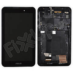 Дисплей Asus MeMO Pad 7 ME170, ME170c, FE170CG (K012, K017, K01A) з тачскріном і рамкою в зборі, колір чорний
