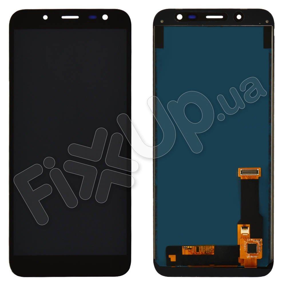 Дисплей для Samsung j600H DS Galaxy J6 (2018) з тачскріном в зборі, колір чорний, TFT c регулюванням