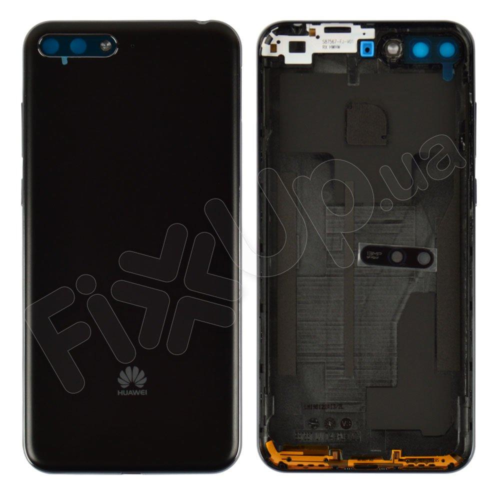 Задня кришка для Huawei Y6 2018, Y6 Prime 2018 (ATU-L21/ATU-L31), колір чорний