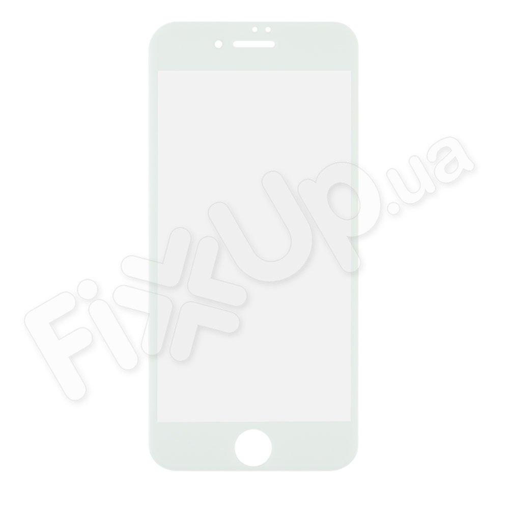Захисне скло для iPhone 7, 8, 4D, колір білий