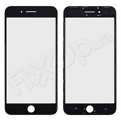 Скло корпусу з рамкою та OCA плівкою для iPhone 8 Plus, колір чорний