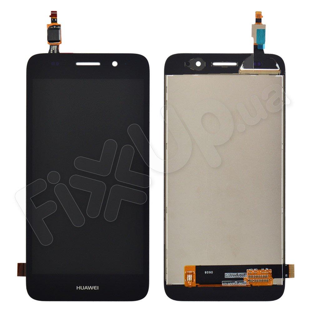 Дисплей Huawei Y3, Y5 Lite 2017 (CRO-U00, CRO-L02, CRO-L22), з тачскріном в зборі, колір чорний