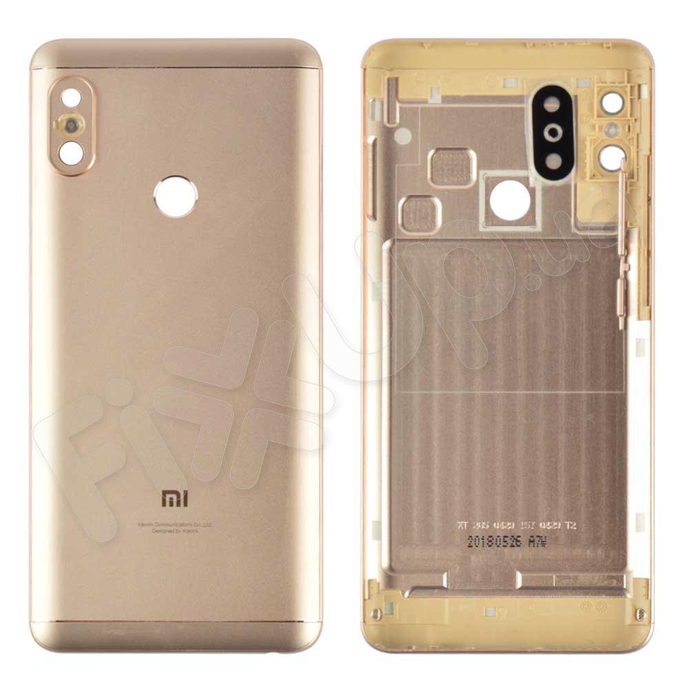Задня кришка для Xiaomi Redmi Note 5, Note 5 Pro, колір золотий
