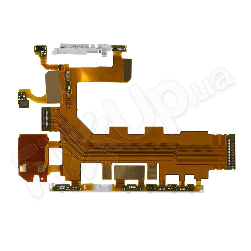 Шлейф для Sony D6502, D6503, D6543 L50w Xperia Z2 з кнопкою включення, кнопками регулювання гучності і