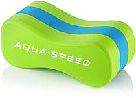 Колобашка для плавання Aqua Speed JUNIOR 3 PULLBUOY Aqua-speed ÓSEMKA 3 JUNIOR GREEN