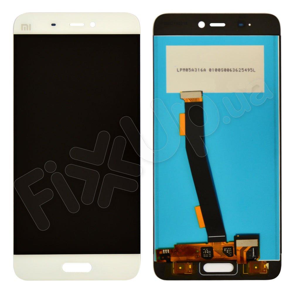 Дисплей для Xiaomi Mi5, Mi5 Pro з тачскріном в зборі, колір білий, Китай високої якості