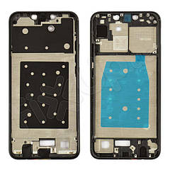 Рамка (середня частина) для дисплея Huawei P Smart Plus, колір чорний