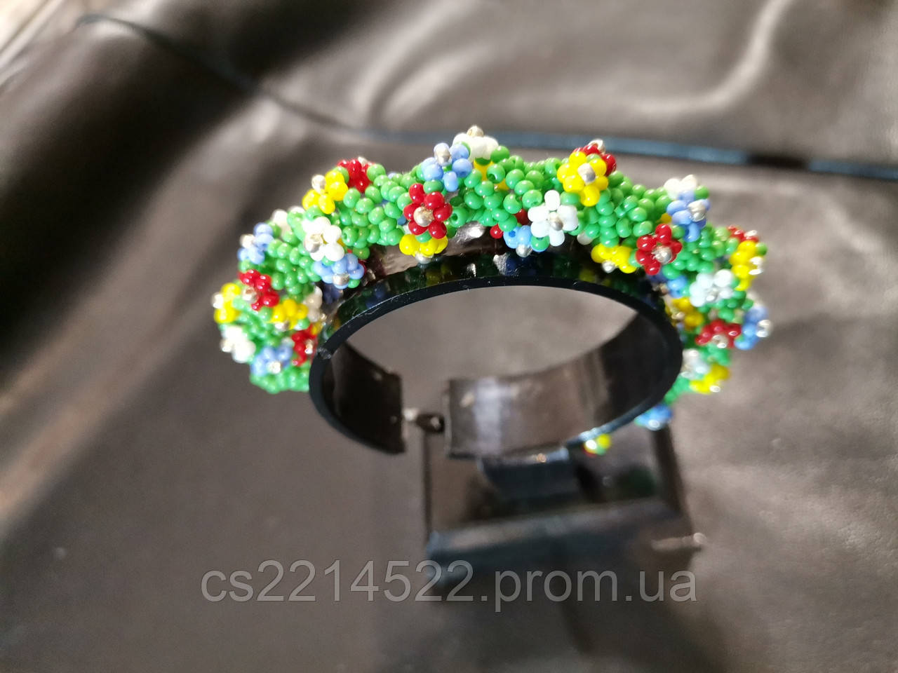 Браслет із бісеру "Польові квіти", фото 1