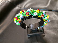 Браслет із бісеру "Польові квіти"