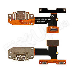 Шлейф для Lenovo Yoga Tablet 3 YT3-X50 з роз'ємом зарядки і кнопками гучності