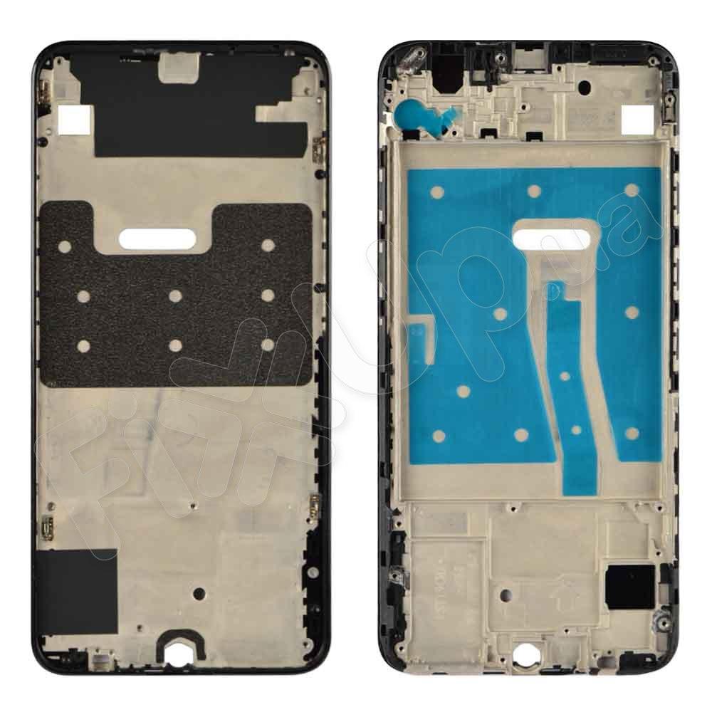 Рамка (середня частина) для дисплея Huawei P Smart (2019) (POT-L21 POT-LX1), колір чорний