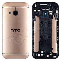 Задняя крышка для HTC One M8 Mini, цвет золотой