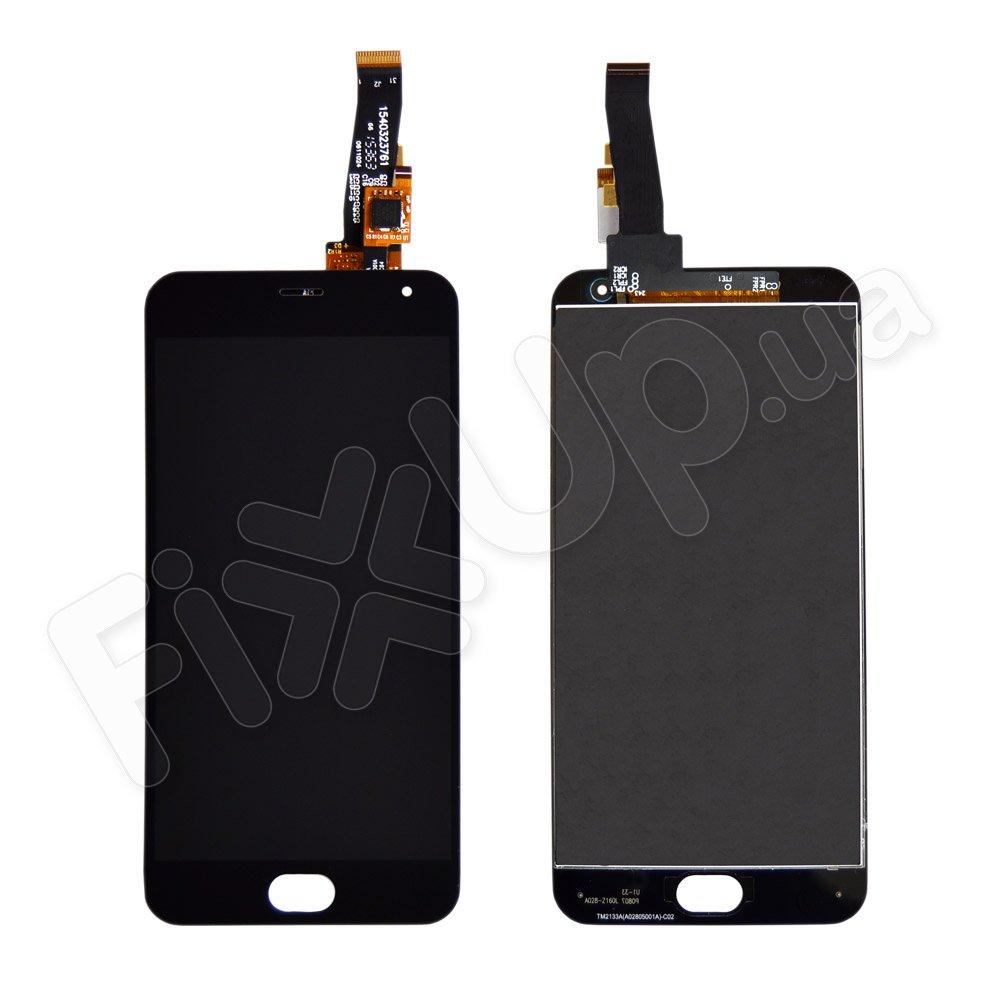 Дисплей Meizu M2, M2 mini з тачскріном в зборі, колір чорний