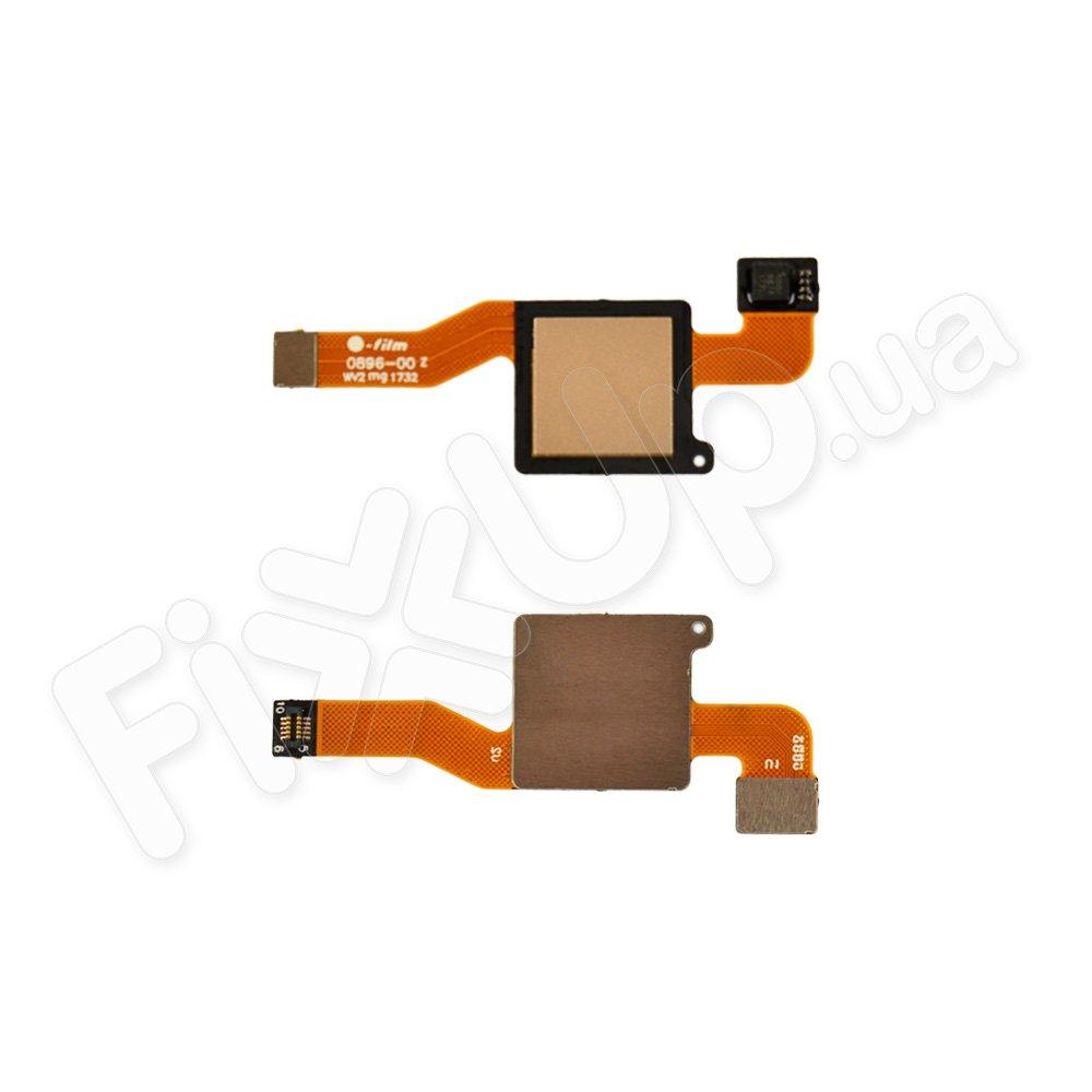 Шлейф для Xiaomi Note 5 Note 5 Pro з сканером відбитка, колір золотий