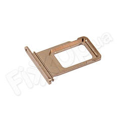 Тримач сім карти для iPhone XS Max, колір золотий