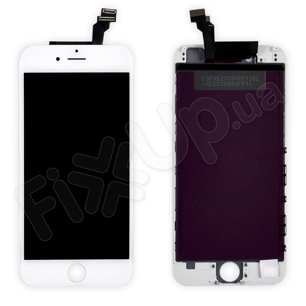 Дисплей iPhone 6 з тачскріном в зборі (колір білий), оригінал PRC