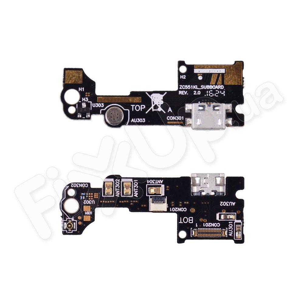 Роз'єм зарядки для Asus ZenFone 3 Laser (ZC551KL) з нижньою платою