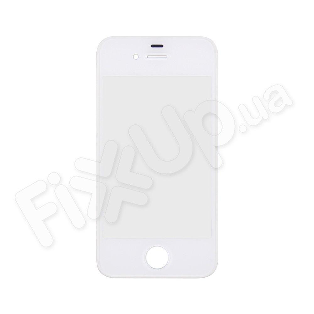 Стекло корпуса для iPhone 4S в рамке, цвет белый