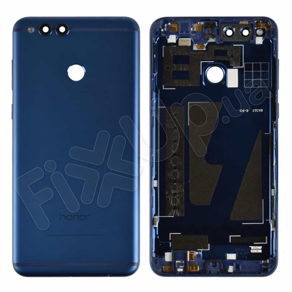 Задня кришка для Huawei Honor 7X Dual Sim (BND-L21), оригінал, колір синій