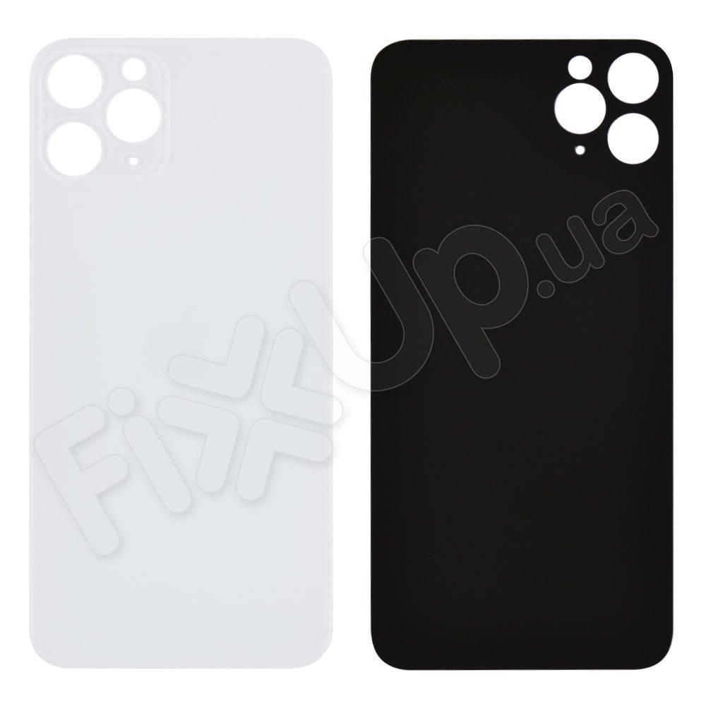 Задня кришка для iPhone 11 Pro, колір срібло, з великим отвором під камеру