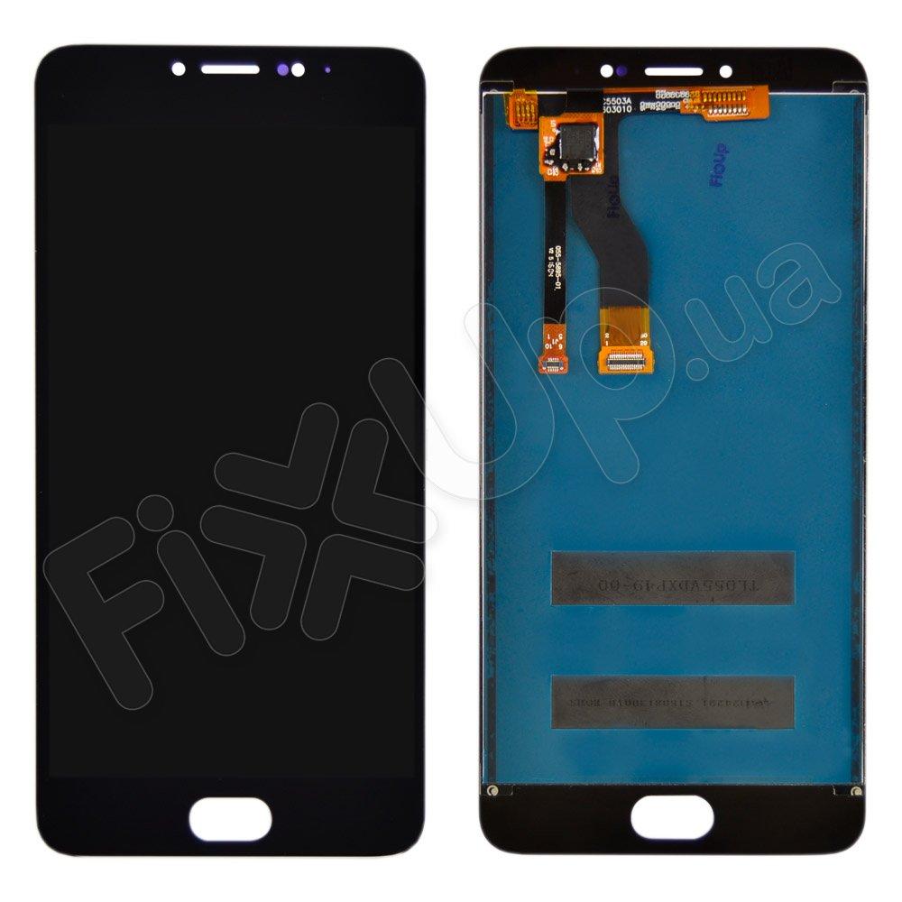 Дисплей Meizu M3 Note з тачскріном в зборі, колір чорний (версія M)
