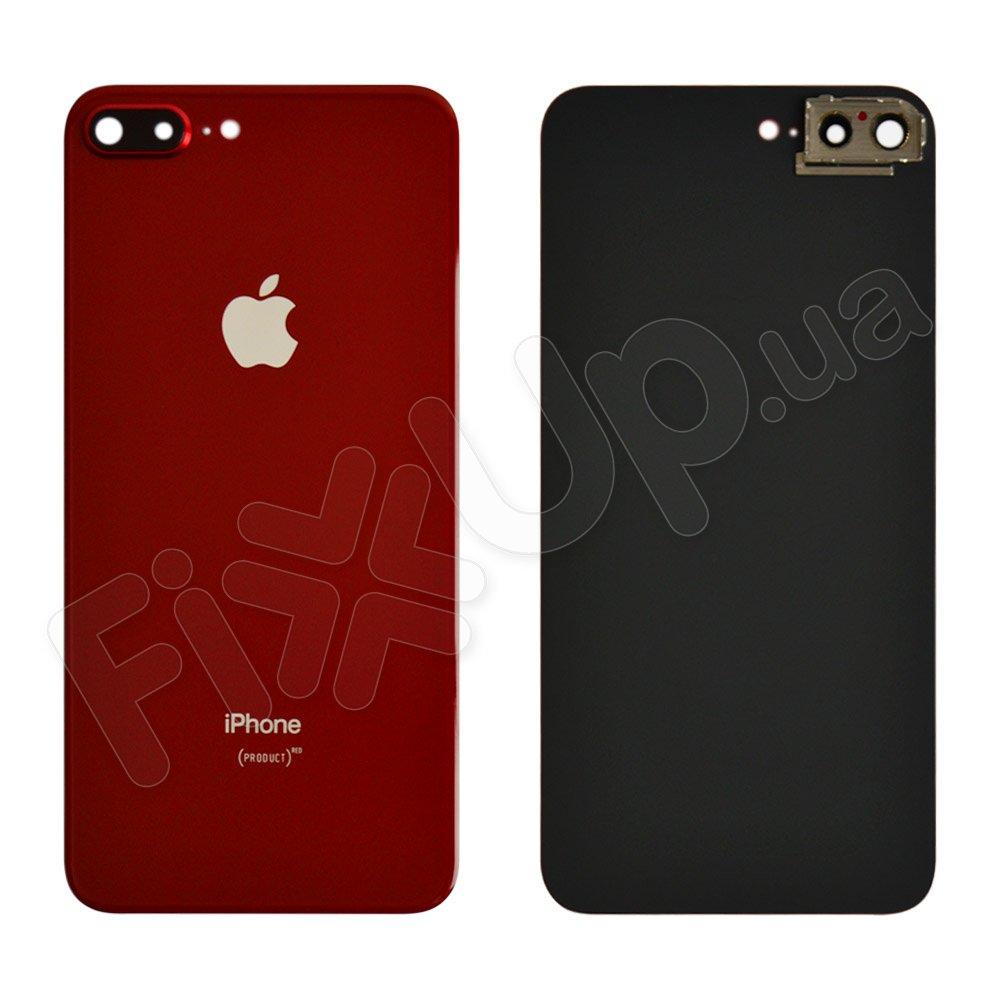 Задня кришка для iPhone 8 Plus (5.5) з склом камери, колір червоний