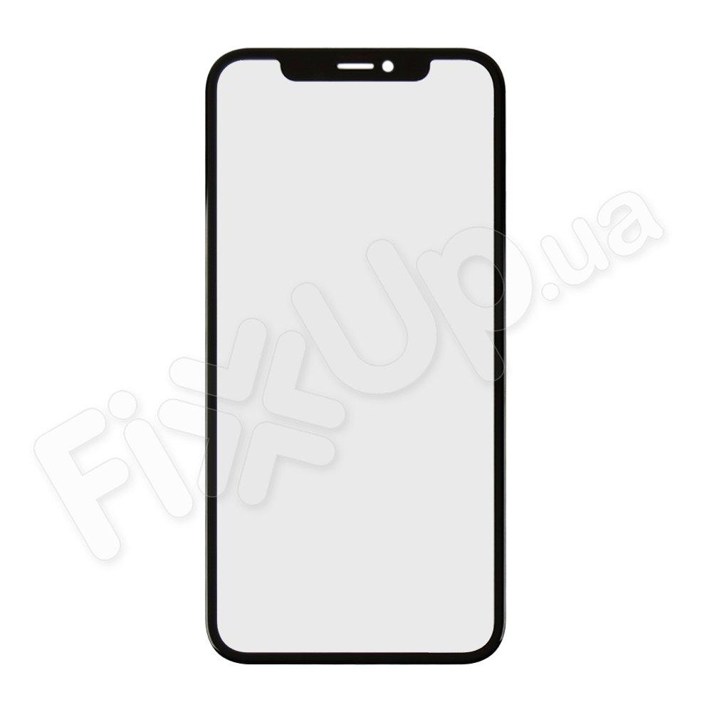 Скло корпусу для iPhone XR (6.1) з OCA плівкою, колір чорний